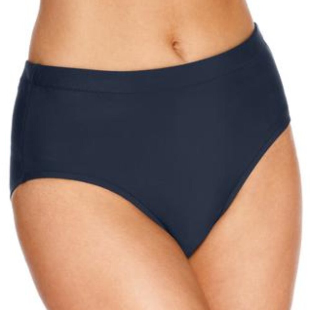 Swim Solutions Mid Rise Bikini Bottoms